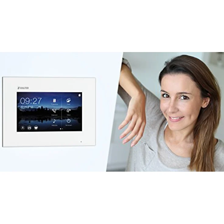 BALTER EVO SILVER VIDEO-TÜRSPRECHANLAGE 3X7 TOUCHSCREEN 2-DRAHT – Bild 9