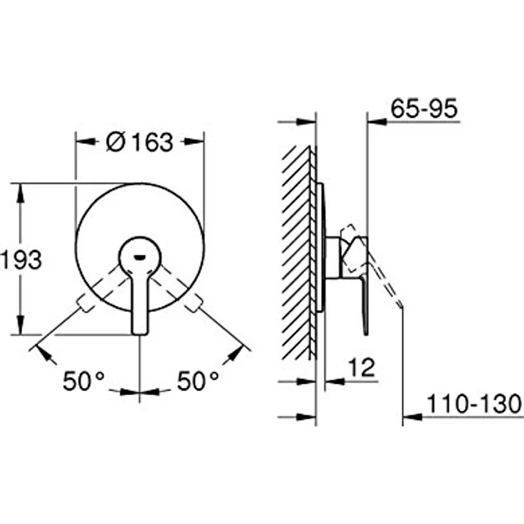Grohe Lineare | Brausearmatur mit flexiblem GROHFlexx Silikonschlauch, chrom – Bild 2
