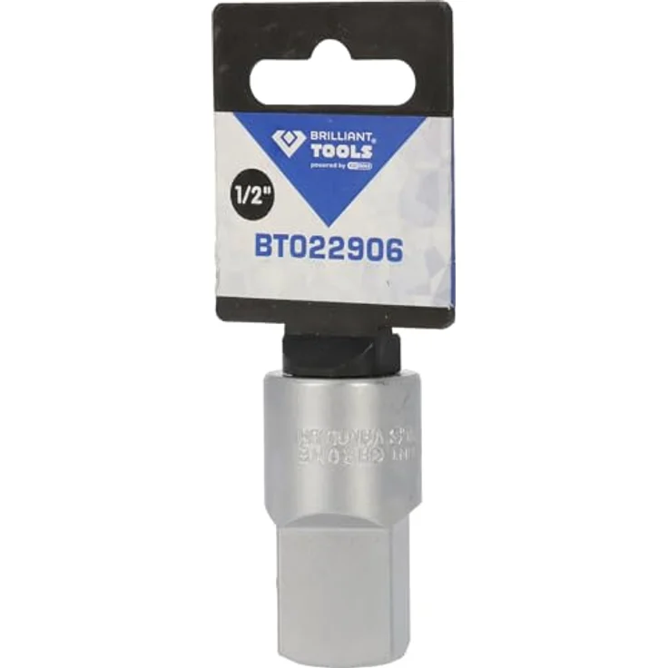 Brilliant Tools 1/2" auf 3/4" Adapter BT022906, matt verchromt, aus Chrom-Vanadium-Stahl, nach DIN 3120 und DIN 3126 – Bild 5