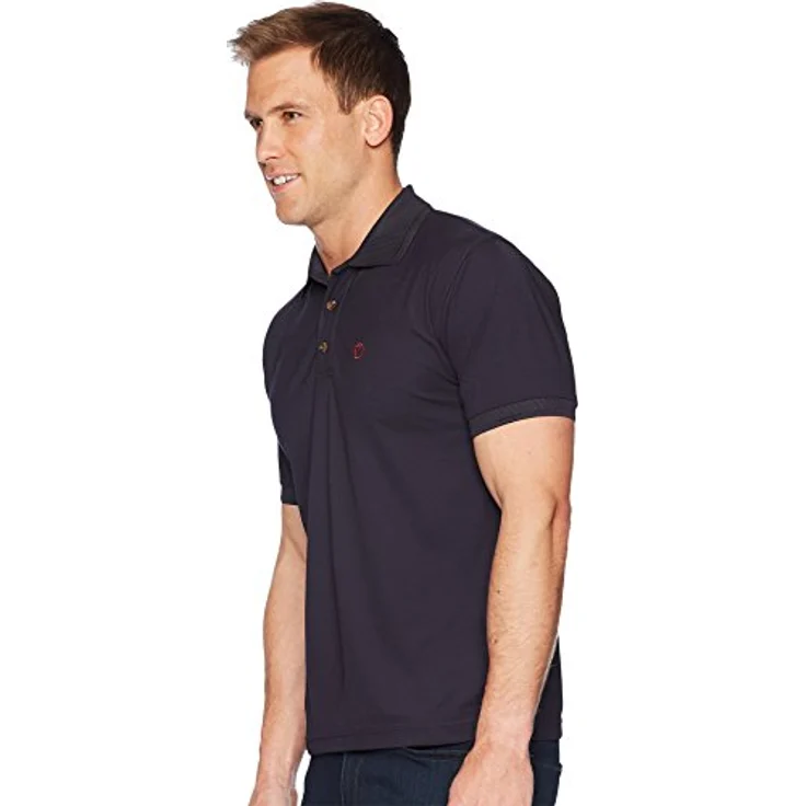 Fjällräven Poloshirt Crowley, dunkelblaues Funktionspolo mit UV-Schutz und schnelltrocknend – Bild 2