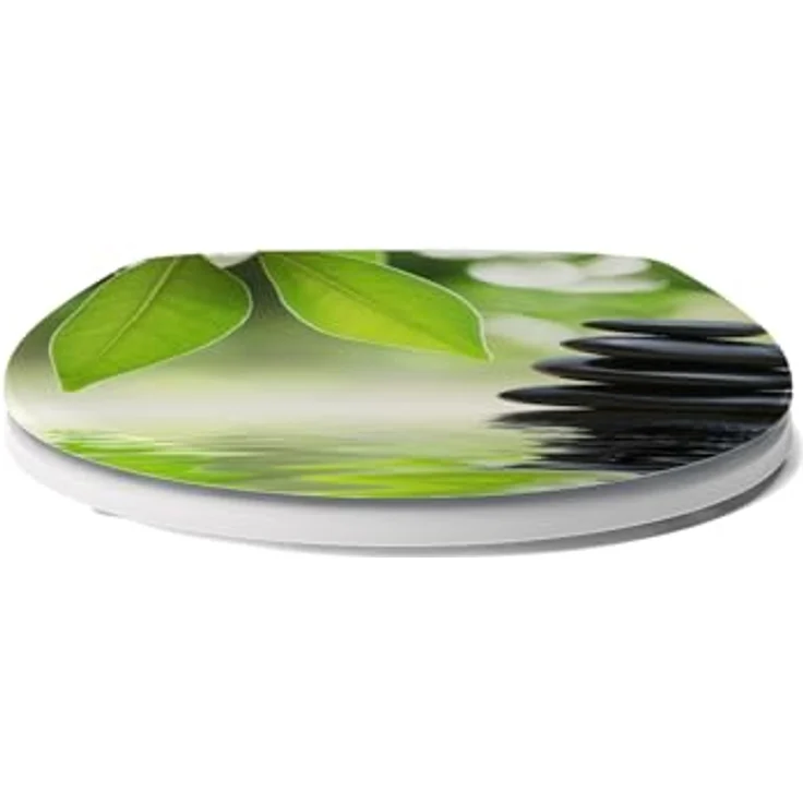 Calmwaters WC Sitz Oase 26LP6215, Duroplast mit Absenkautomatik, antibakteriell und abnehmbar – Bild 9
