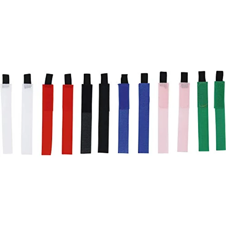 BGS Do it yourself 80825 | Klettband-Sortiment | 20 x 190 mm | 12-tlg. | 6 verschiedene Farben – Bild 2
