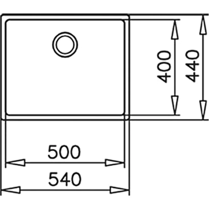Teka Einfachspülbecken Teka PureLine 60 cm – Bild 6