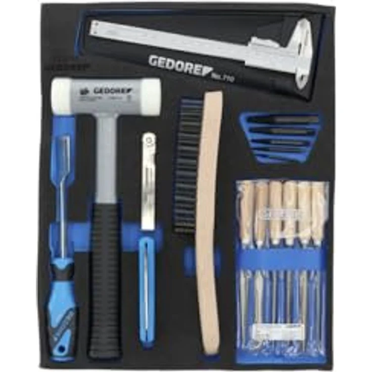 Gedore TS-308 2956535, 308-teiliges Werkzeugset mit 2-farbigen Schaumstoffeinlagen und umfassendem Werkzeugsortiment – Bild 11