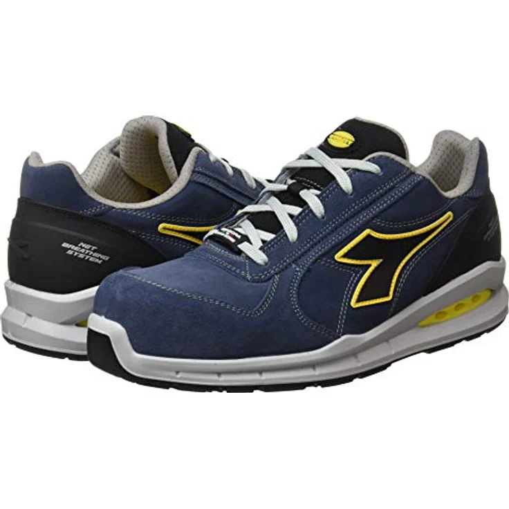 Diadora Utility Arbeitsschuh Run Net Airbox Low S3 SRC, rutschfest, blau cosmos – Bild 7