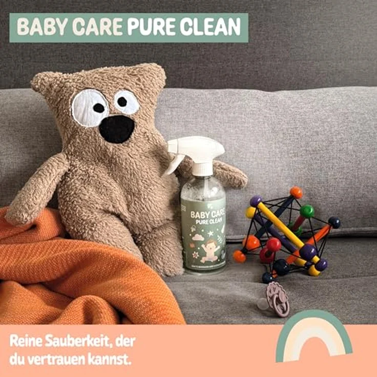 HOTREGA® Baby Care Pure Clean 500 ml Universalreiniger, ohne aggressive Chemikalien, sanft für Babyspielzeug und Möbel – Bild 5