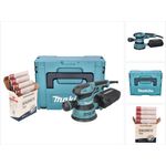 Makita Exzenterschleifer BO 5041 J 300 W 125 mm + Toolbrothe, Schleifmaschine in Blau