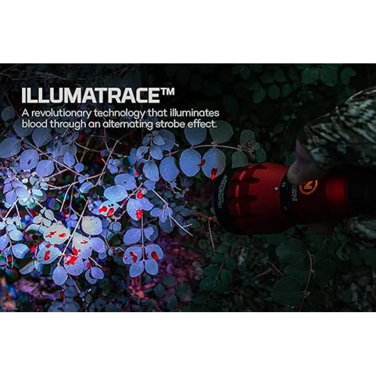NEBO Illumatrace Blood Tracker Torch, Wiederaufladbare Präzisions-Blutspurleuchte mit 2 Lichtmodi und 80-89 Meter Reichweite, wasserdicht und stoßfest – Bild 5