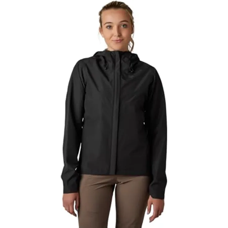 Fox JACKET 24 W RANGER 2.5L, Damen Velojacke mit 5K/5K Wetterschutz, schwarz, Größe S