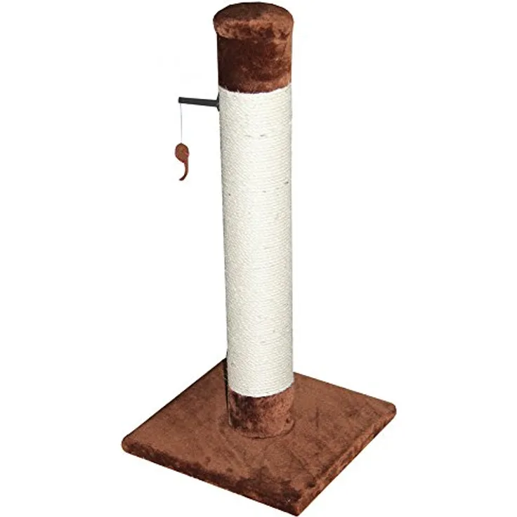EBI 431-429174 Kratzbaum Post, 38 x 38 x 80 cm, schwarz