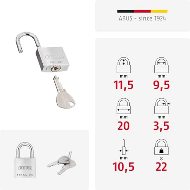 Abus 64TI-20 Titalium – Bild 4