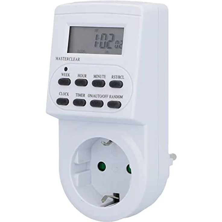 Wochenzeitschaltuhr 3.600 W digital, weiß – Bild 2