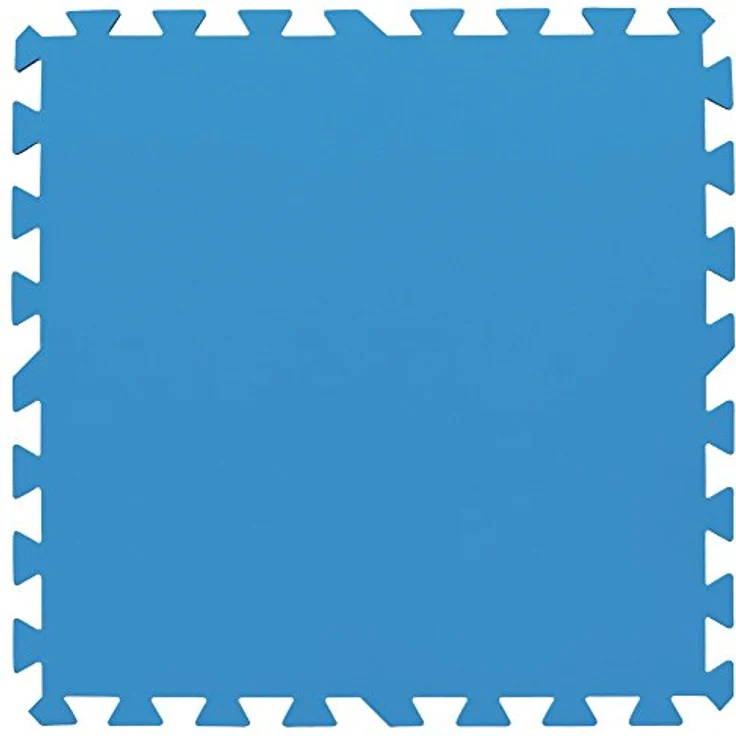 Bestway Flowclear Pool-Bodenschutzfliesen-Set, 8 Stück á 50 x 50 cm, blau – Bild 2