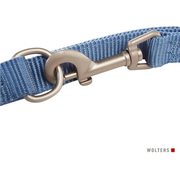 Wolters Hundeleine Professional Classic, extra lang, dreifach verstellbar, riverside blue – Bild 4