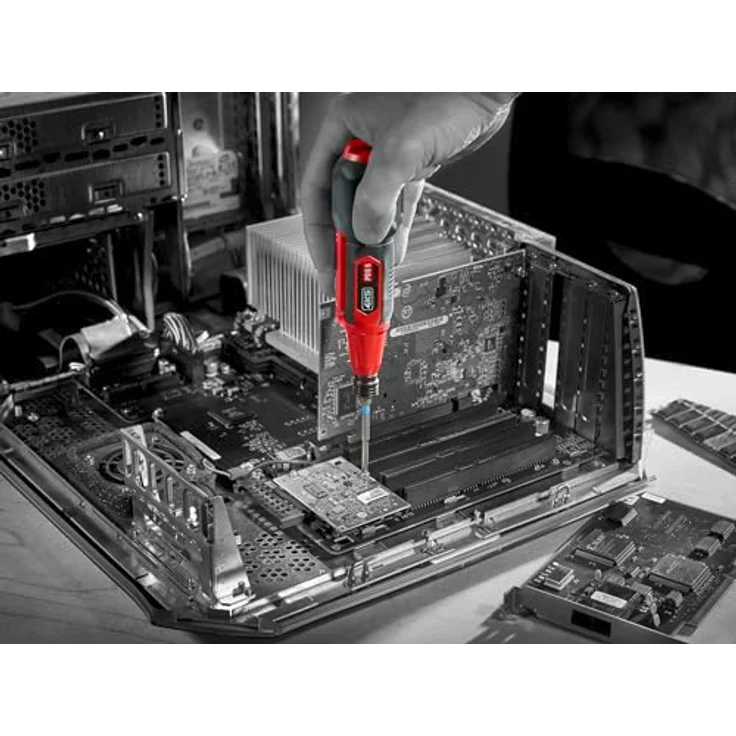 4K5, Schraubenzieher, Tools PDS 5-Set E-Schraubendreher Größe (Schraubendreher) 1/4\ (Innensechskant, Schlitz, Pozidriv-Kreuzschlitz (PZ), T-profil, Phillipps-Kreuzschlitz (PH)) – Bild 7
