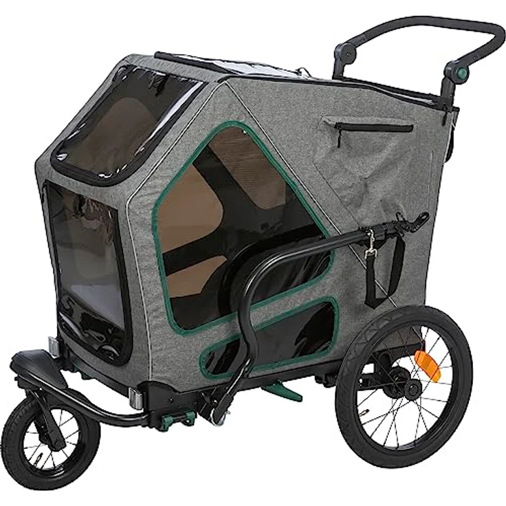 TRIXIE Jogger-Umbausatz für Fahrradanhänger 12802-12803 – Bild 2
