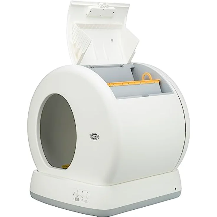 TRIXIE selbstreinigende Katzentoilette 53 x 55,5 x 52 cm – für anhaltende Sauberkeit – praktisches, elektrisches Katzenklo für Katzen ab 1,5 kg / 4 Monaten – leise & sicher - 40040 – Bild 5