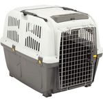 PETGARD Tiertransportbox SKUDO 5 IATA, dunkelgrau-hellgrau 79 x 58 x 65 cm