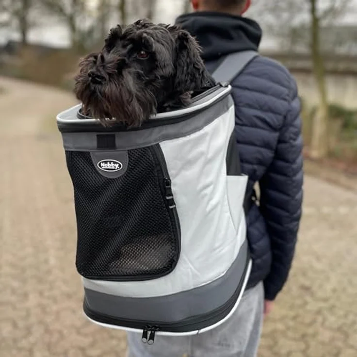 Nobby Rucksack "PLATA" grau 34 x 30 x 43 cm – Bild 4