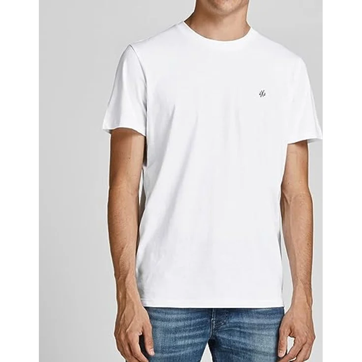 Jack & Jones Jorijxj Herren Shirt, Rundhalsausschnitt, Baumwolle, 5er-Pack, Blau, Schwarz, Grün, Grau, Weiß, (L) – Bild 5
