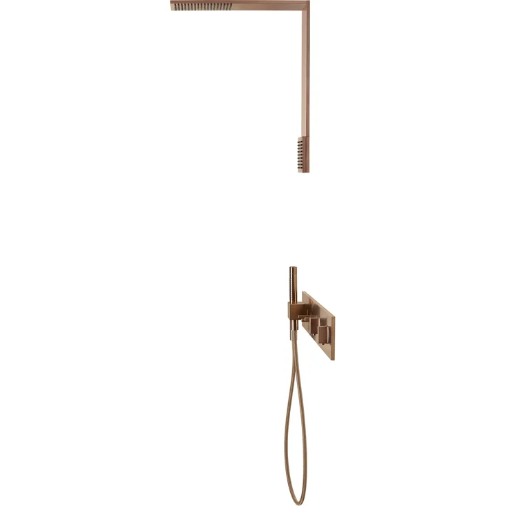 hansgrohe AXOR ShowerComposition Thermostatmodul Select, 3 Verbraucher, Unterputz, Sicherheitsverriegelung, 540 x 110 mm