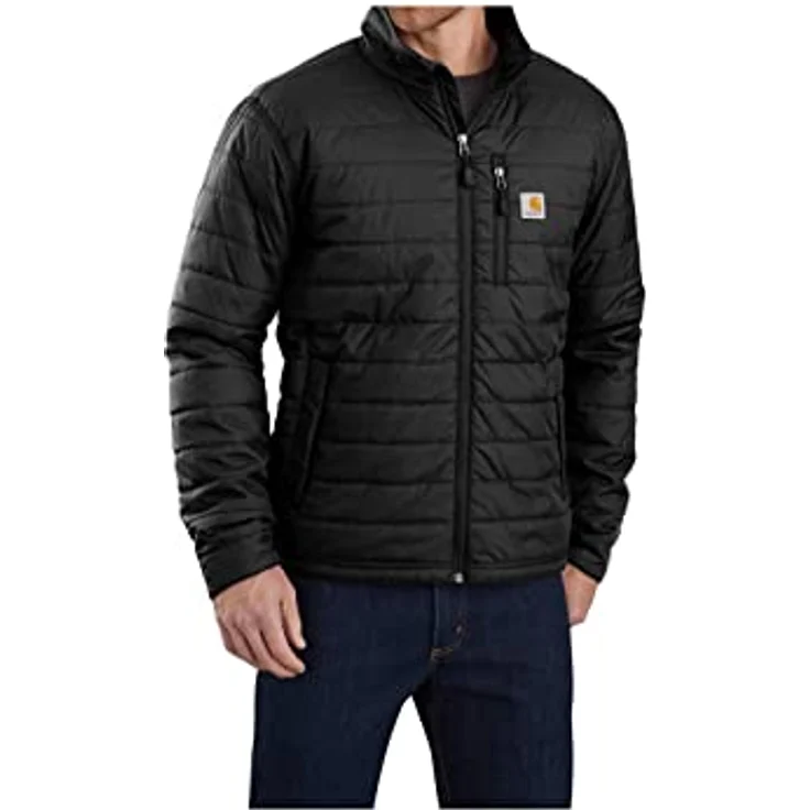 Carhartt Gilliam Jacke schwarz, Wasserabweisende Herren-Jacke mit Dreifach-Steppung – Bild 2