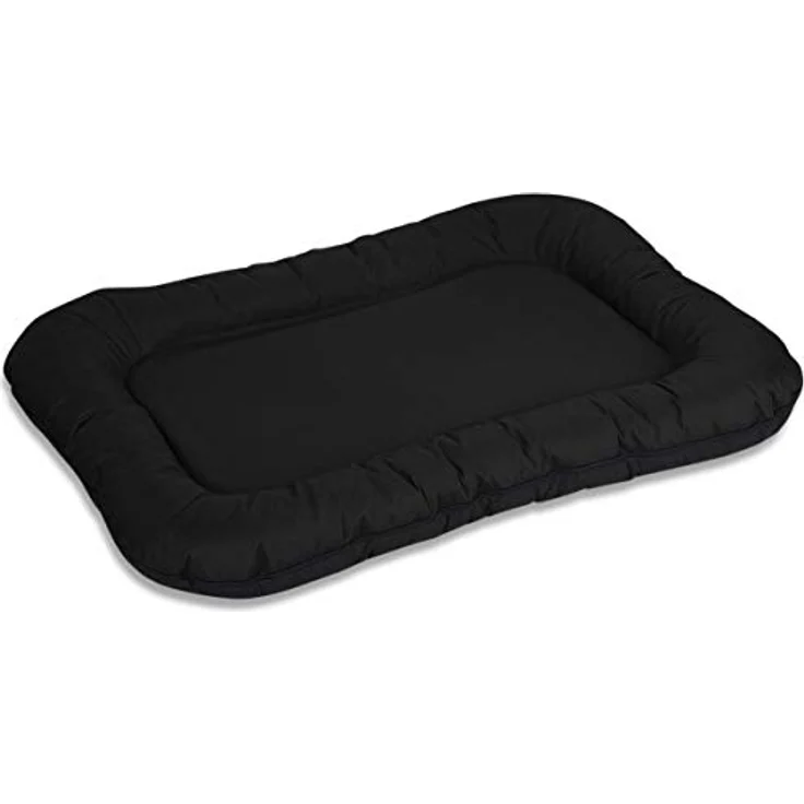 Knuffelwuff Wasserfestes In- und Outdoor Hundebett Lucky Schwarz / L – Bild 2