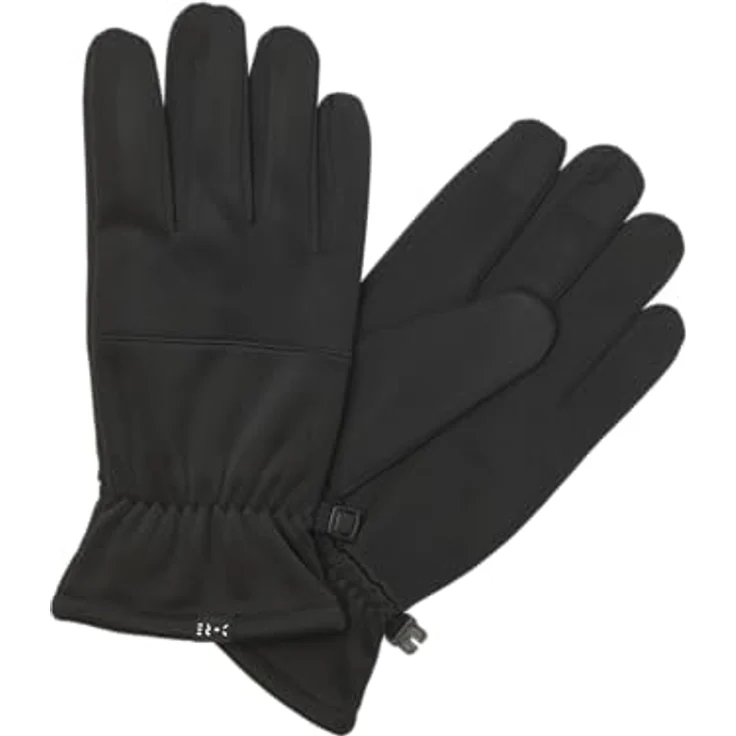 Jack & Jones JACTECH GLOVES NOOS, Winter-Arbeitshandschuhe aus 90% Polyamid, elastisch, Pflegeleicht, Schwarz – Bild 1
