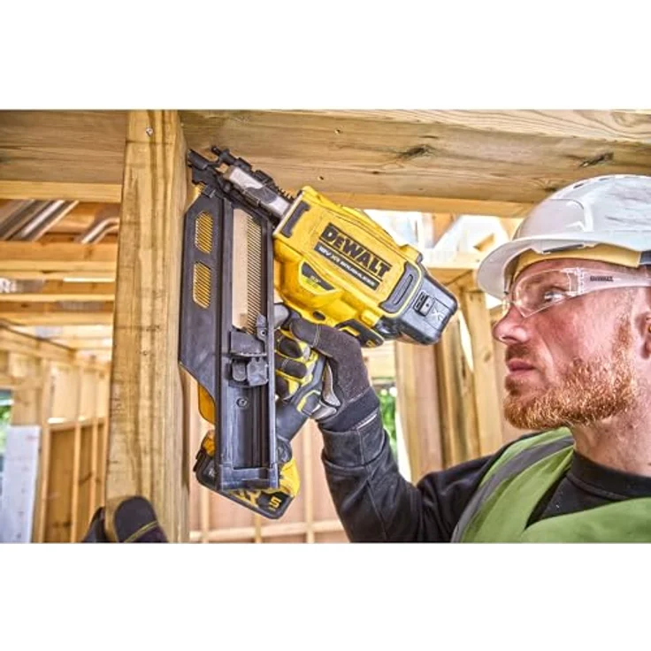 Dewalt DCN930P2, 18V Akku-Nagler für Nägel 50-90 mm, inkl. 2x 5,0 Ah Akku und Ladegerät, optimiertes Design mit Trichter für verbessertes Füllsystem – Bild 5
