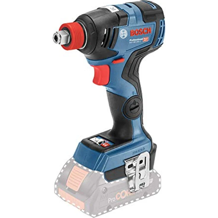 Bosch Professional 18V System Akku Drehschlagschrauber GDX 18V-200 C (max. Drehmoment: 200 Nm, 1-4 Zoll-Innensechskant, 1-2 Zoll-Außenvierkant, Connect Ready, ohne Akkus und Ladegerät, in L-BOXX) – Bild 4