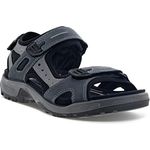 Ecco Offroad Herren Sandalen, Grau, Komfortabel mit Klettverschlüssen und rutschfester Gummisohle, Größe 44