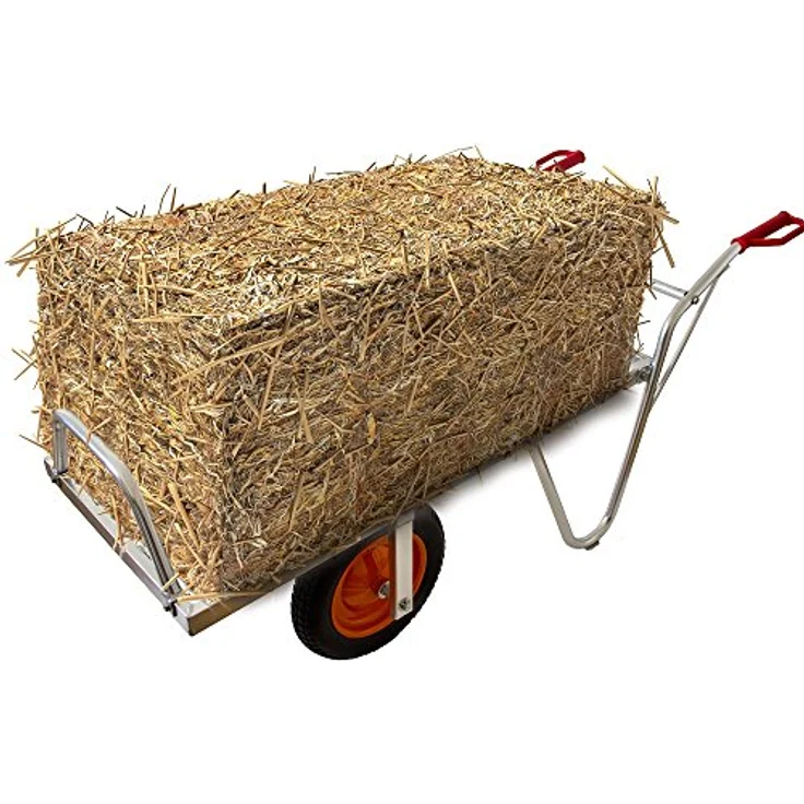 Pro-Bau-Tec Schweizer Sackkarre, Aluminium mit pannensicheren PU-Rädern, Tragkraft 200kg, leicht und rostfrei, 151 x 63 x 70 cm – Bild 6