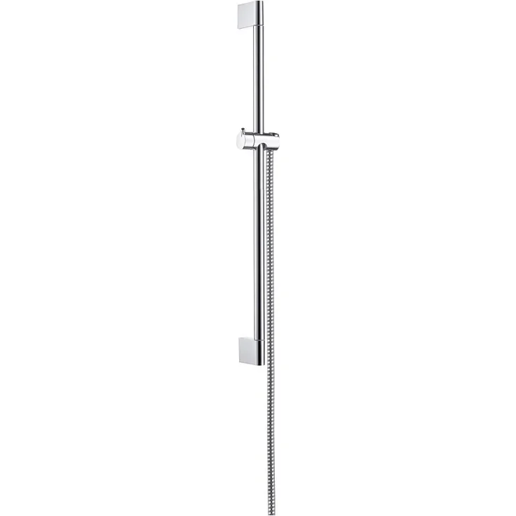 hansgrohe Brausegarnitur Unica Crometta 650mm chrom, geräuschlose Winkelverstellung, Metaflex 1600mm – Bild 1
