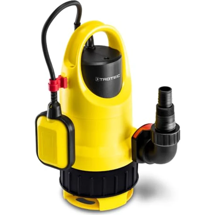 TROTEC Tauchpumpe TCW 900 – Kombi-Tauchpumpe für Klar-/Schmutzwasser – 15.000 l/h, 900 Watt, max. 7m Eintauchtiefe, IPX8 – Bild 1
