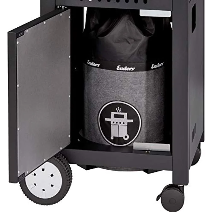 Enders Gasgrill BOSTON BLACK 2 TURBO, 2-Brenner aus Edelstahl, TURBO ZONE & HEAT RANGE Brenner-Technologien von Enders, kleier Grill, Grillwagen, Außenküche 88616 – Bild 5