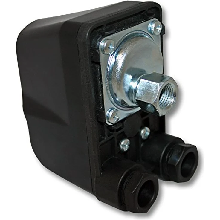 WilTec Druckschalter SK-9 230V 1-phasig Pumpensteuerung Druckwächter für Hauswasserwerk Brunnenpumpe – Bild 2