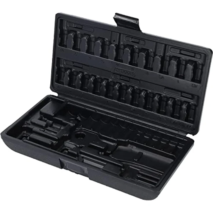KSTOOLS Kunststoff-Leerkoffer 918.0646, schwarz, Gewicht 225g – Bild 1