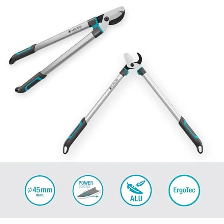 GARDENA Astschere EasyCut L, Bypass-Schneidprinzip für frisches Holz, ergonomisches Design - 45 mm Schnittdurchmesser, 680 mm Länge – Bild 2