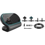 Gardena AquaBloom L, Solarbetriebener Bewässerungscomputer für 30 Pflanzen, sofort einsatzbereit, 14 vorprogrammierte Zeitpläne