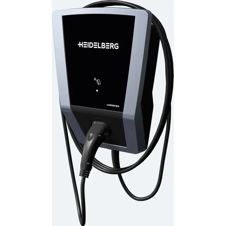 Heidelberg AMPERFIED Wallbox connect.home Typ 2 Stecker silber/schwarz 11 kW 230 V