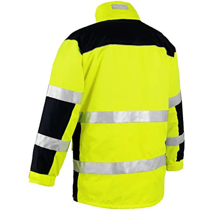 teXXor® Warnschutz-Parka TORONTO leuchtgelb/navy Gr. 3XL – Bild 2