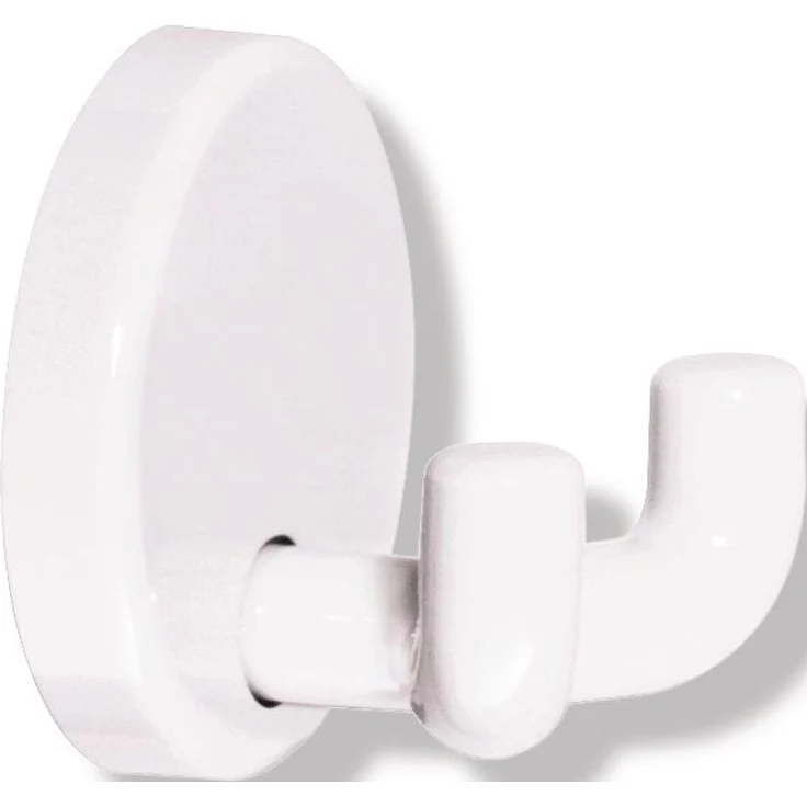 Doppelhaken 801.90.020 2 Hak.PA 99 reinweiß D.40mm A.31mm HEWI – Bild 1