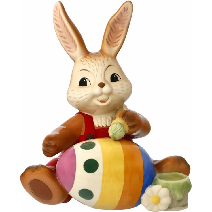 Goebel Figur Hase - Meistermaler, Osterhasen, Osterdeko, Ostern, Steingut, 23 cm, 66844881