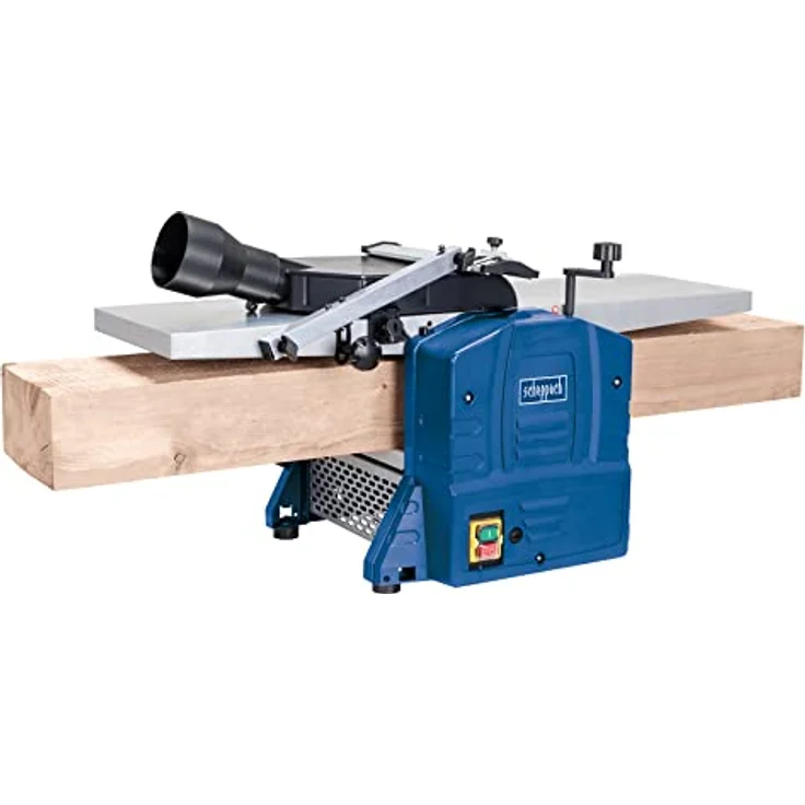 Scheppach Abricht- und Dickenhobelmaschine HMS1080 | 230V 1500 Watt | 2 HS-Hobelmesser | Hobelbreite 254 mm | Durchlasshöhe: 120mm | Messerdrehzahl 8500 min-1 | Spanabnahme max. 2mm – Bild 2
