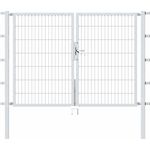 Alberts Doppeltor Flexo mit Zubehör | feuerverzinkt | Breite 200 cm | Höhe 140 cm 
(647841)