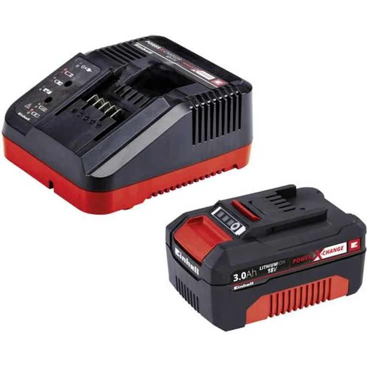 Einhell City Akku-Rasenmäher GE-CM 18-30 Li Kit Power X-Change - Li-Ion, 18 V, bis 150 m², 30 cm Schnittbreite, 3-stufige Schnitthöhenverstellung, inkl. 18 V 3 Ah-Akku und Ladegerät – Bild 3