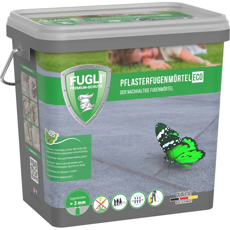 FUGLI Pflasterfugenmörtel 12,5 kg, Farbe grau