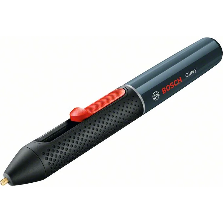 Bosch Akku Heißklebestift Gluey Smoky Grey (mit 20 Klebesticks, im Karton) grau – Bild 1