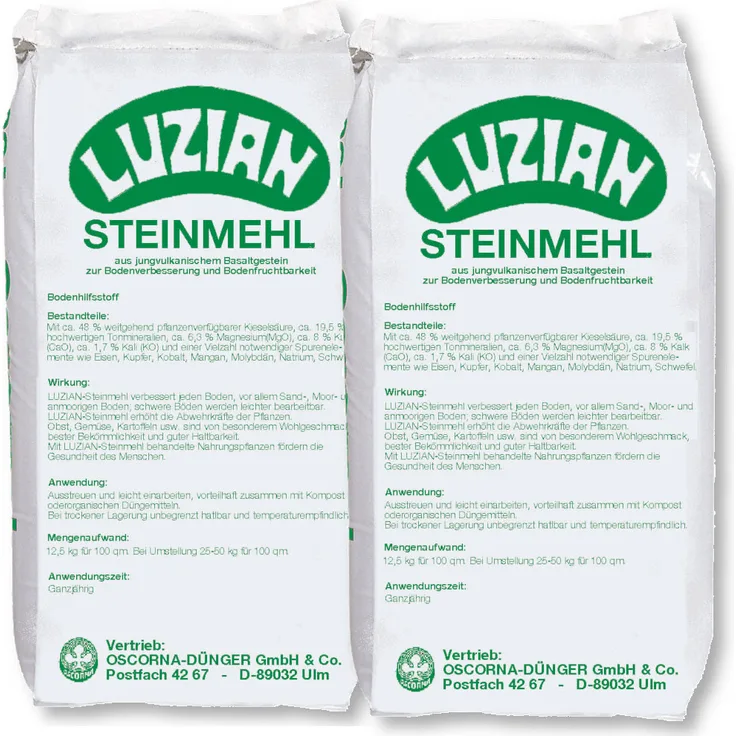 Luzian Steinmehl, 2 x 12,5 kg