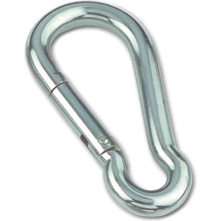 Karabinerhaken Edelstahl A4, 8x80mm